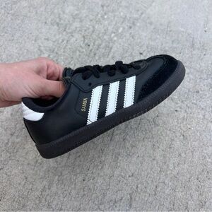 Adidas Samba Classic 036516 Black Soccer Shoes Sneakers Youth Size 11.5 Boys